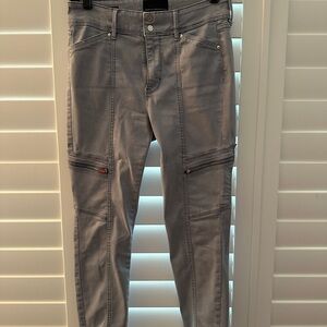 White House Black Market Gray Skinny Jeans Sleek Fit